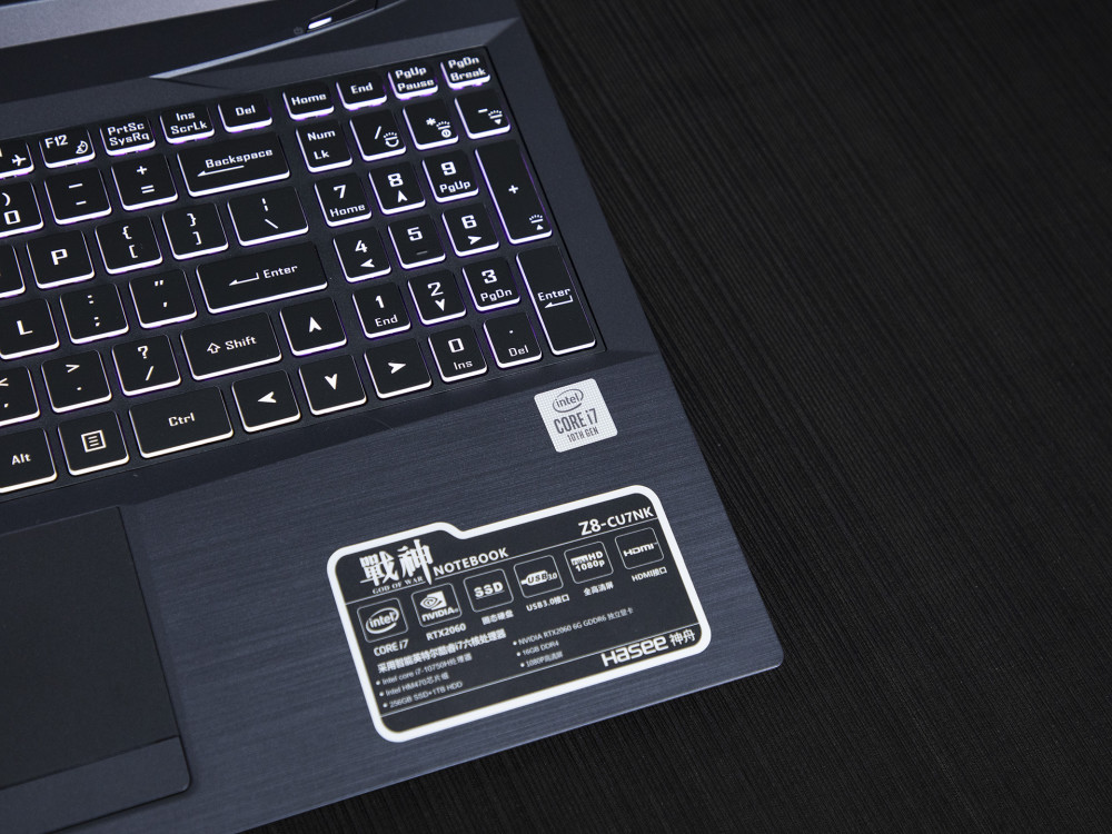 炫酷外观强性能 神舟战神z8-cu7nk游戏本图赏_腾讯新闻