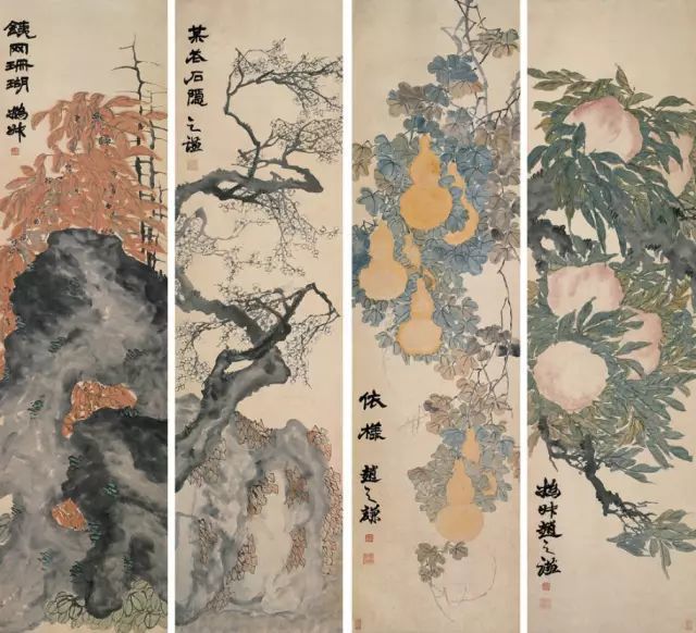 赵之谦|赵之谦——花鸟作品欣赏