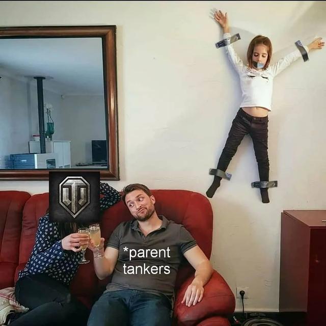 《坦克世界》搞笑图集:带娃与坦克,自古难两全_腾讯新闻