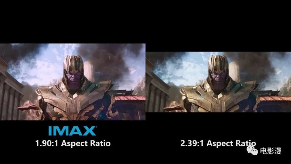 90:1画幅的imax片段没有概念,这种画幅的具体效果如下图.