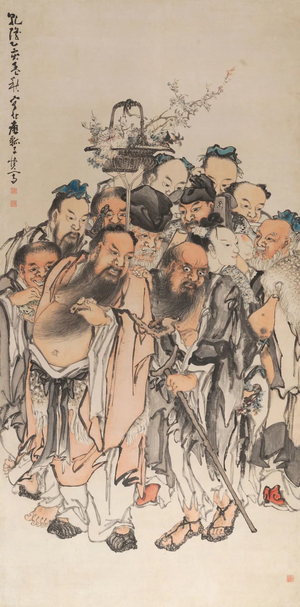 荣宝斋藏黄慎群仙图现北京荣宝2020春拍