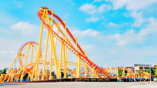 炫贵阳·遇见贵阳城市符号|贵阳欢乐世界|贵阳|高空飞翔|过山车