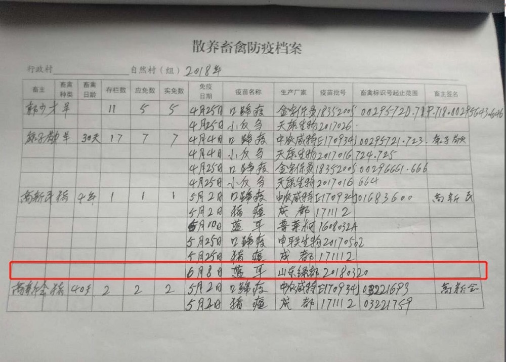 镇动物防疫站被举报发放疑似假疫苗，河南襄城农村局：正核对