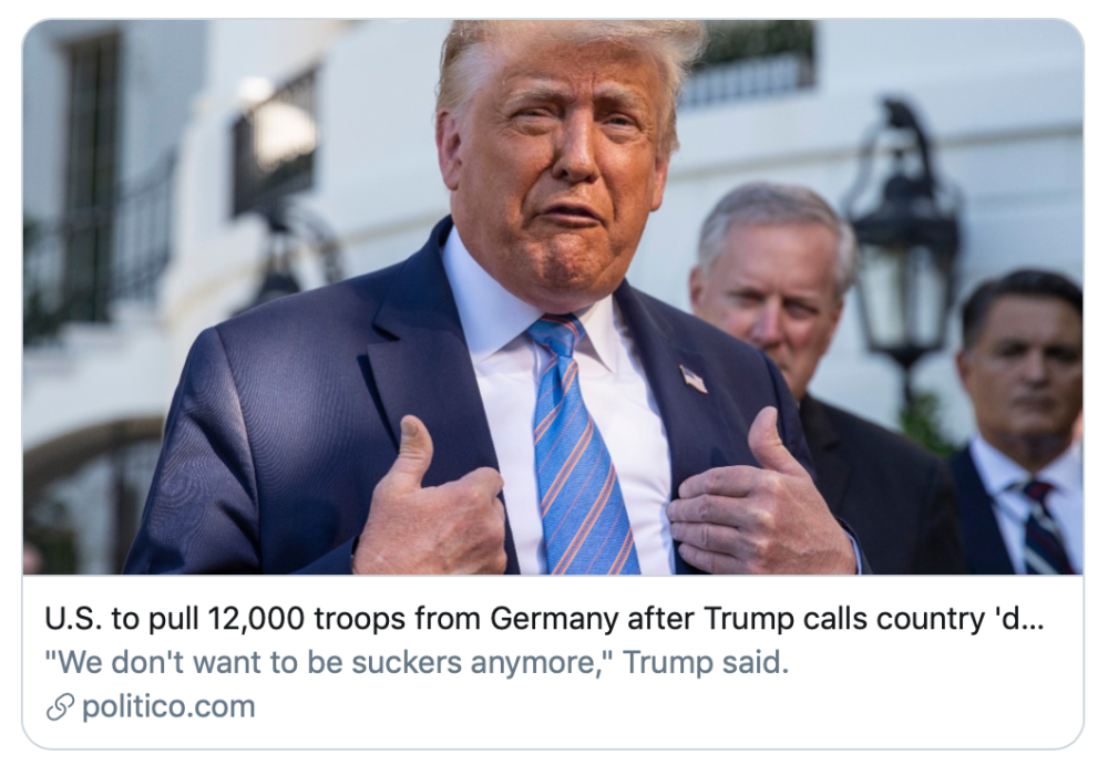 美国_军事|美国突然从德国撤军1.2万，四问释疑