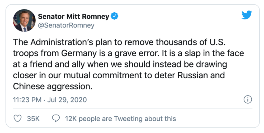 美国_军事|美国突然从德国撤军1.2万，四问释疑