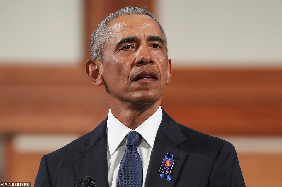 唐纳德·特朗普|美国三位前总统齐聚约翰·刘易斯葬礼，奥巴马暗讽特朗普，有人阻止投票