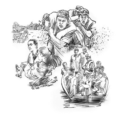 当长江水,这来自雪山,化自千年积雪的无骨之物,以排山倒海之势冲决