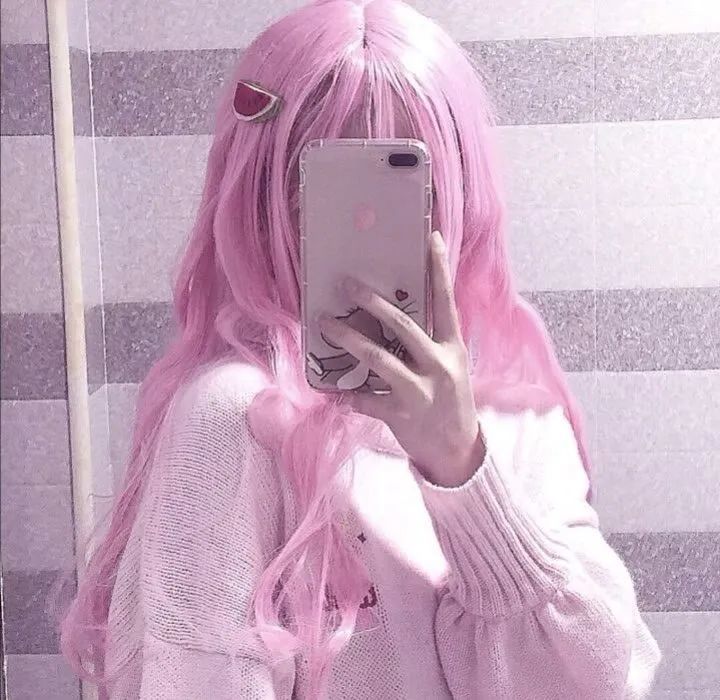 粉色系女生头像