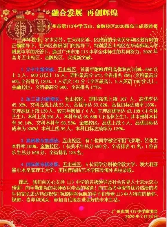 广州近40所学校高考喜报最全汇总 重本率能达多少呢 腾讯新闻
