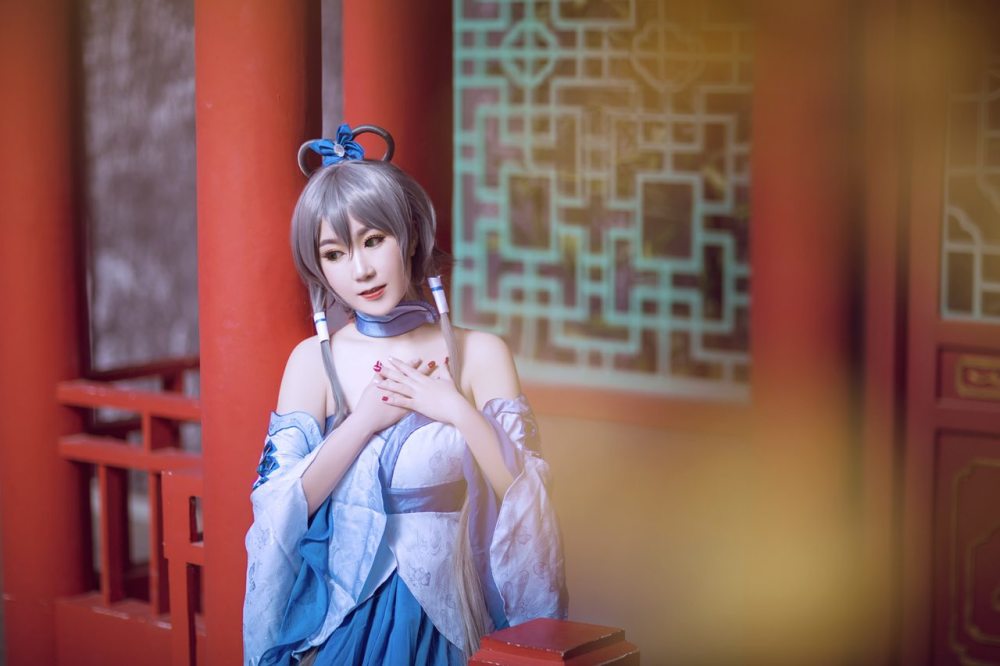 vocaloid流鱼惊鹊洛天依cosplay