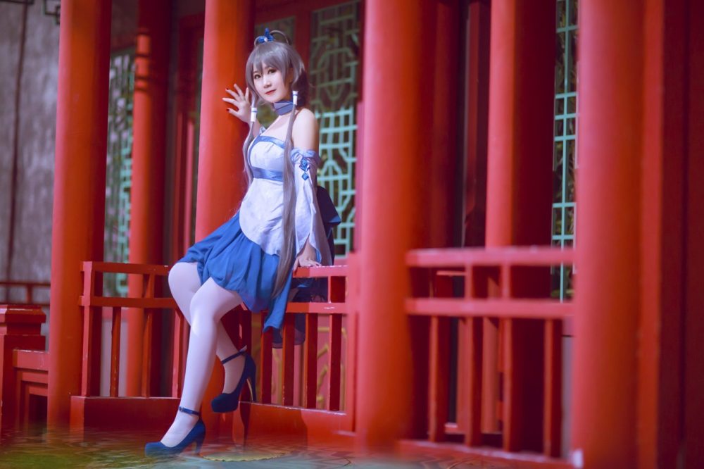 vocaloid流鱼惊鹊洛天依cosplay