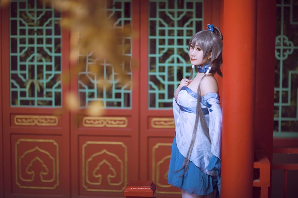 vocaloid流鱼惊鹊洛天依cosplay