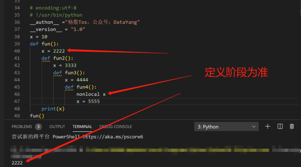 第53p 函数名称空间与作用域 Python函数 腾讯新闻