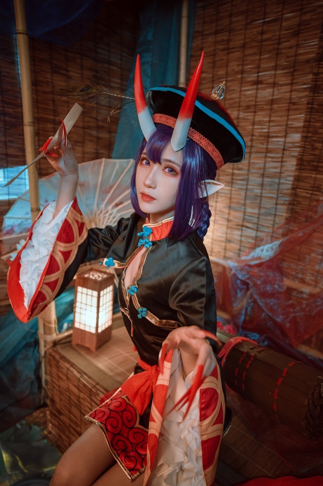 《fate》酒吞童子cosplay,万分感谢你召唤妾身至此