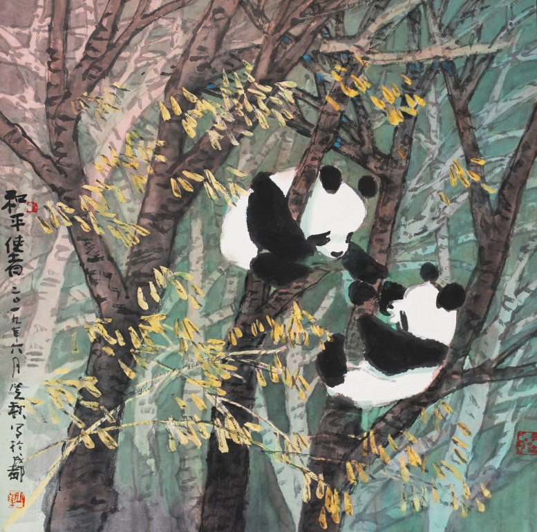 邱笑秋|转自人民日报 邱笑秋：论中国重彩画的继承和发展