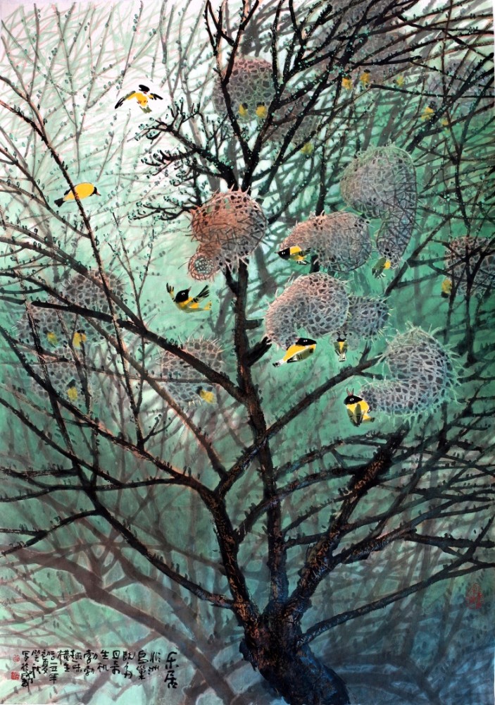 邱笑秋|转自人民日报 邱笑秋：论中国重彩画的继承和发展