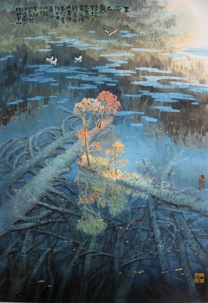 邱笑秋|转自人民日报 邱笑秋：论中国重彩画的继承和发展