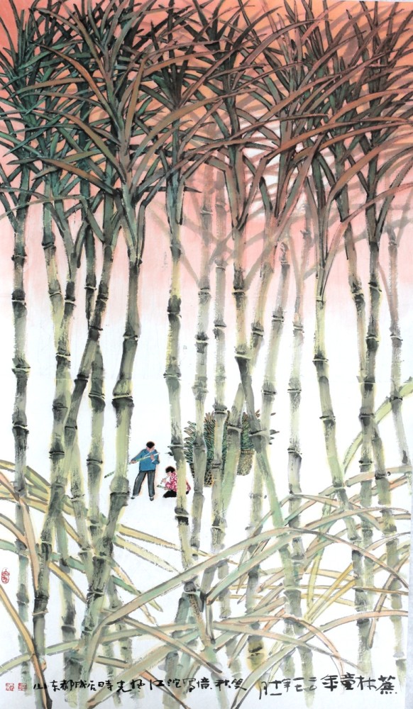 邱笑秋|转自人民日报 邱笑秋：论中国重彩画的继承和发展