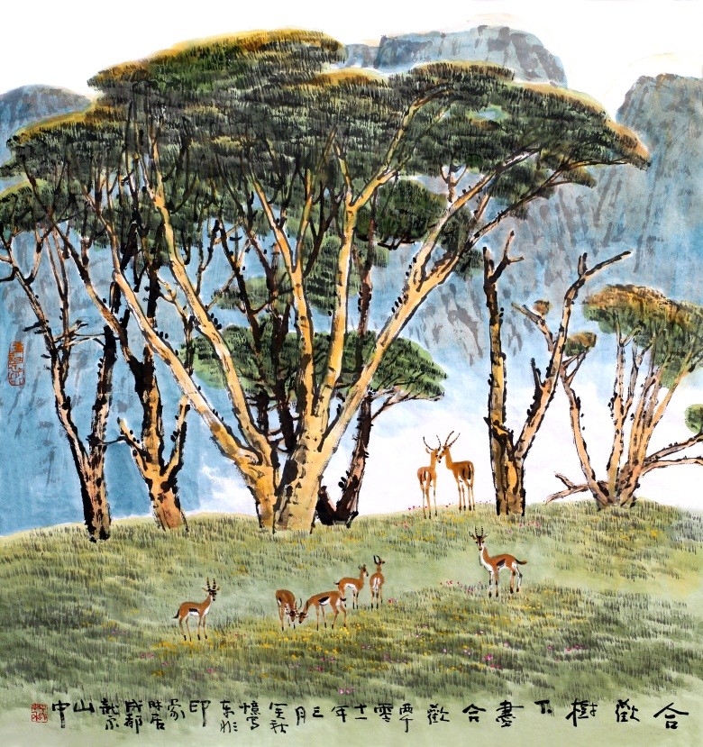 邱笑秋|转自人民日报 邱笑秋：论中国重彩画的继承和发展