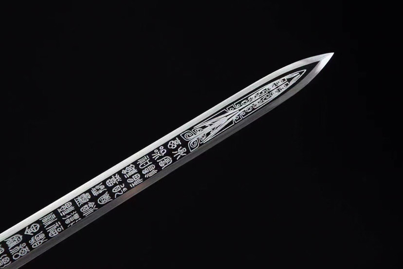 红木|镀银装-百福汉剑