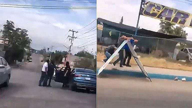 塔毛利帕斯州|贩毒集团在公路上设路障，拿冲锋枪逼迫来往车辆交“过路费”