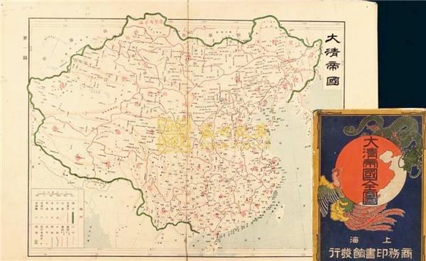 1905年版的《大清帝国全图》对比如今,看完让人唏嘘