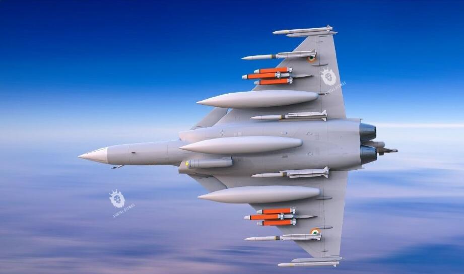 阵风战斗机到达印度,全国"燃"了起来,粉丝推出魔改阵风方案!