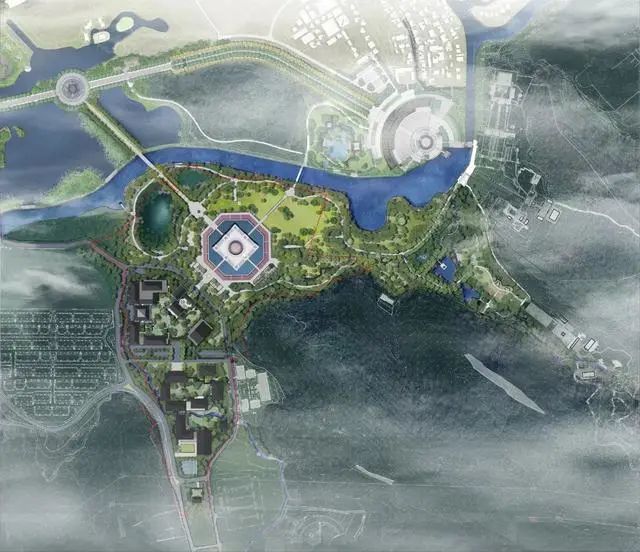 大禹纪念馆|浙大院‘大禹纪念馆’方案，落入自然秩序中