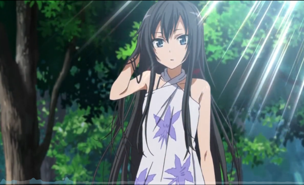 另一个由比滨结衣,团子这个女孩子倒是我挺喜欢的类型,哈哈哈,是个