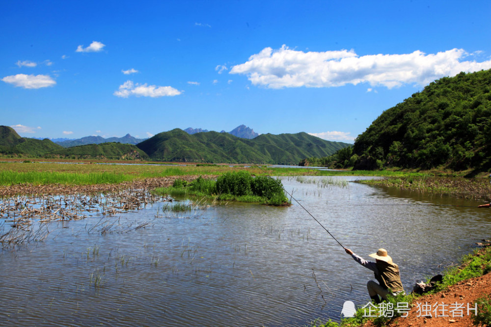 石塘路村|周末去山青、涧碧、水绿、天蓝的石塘路，享受垂钓的乐趣