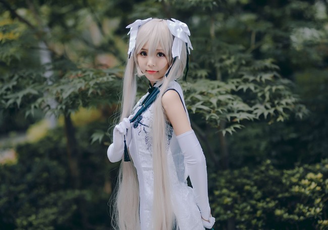 《缘之空》春日野穹旗袍cosplay正片