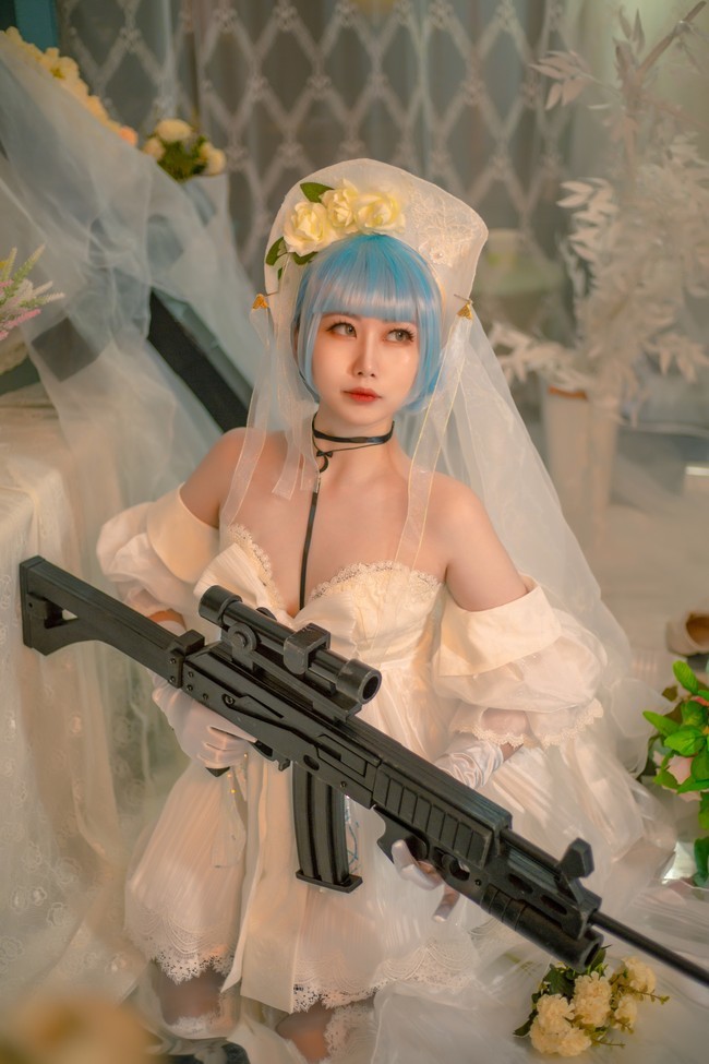 《少女前線》zas m21花之後的情愫cosplay正片