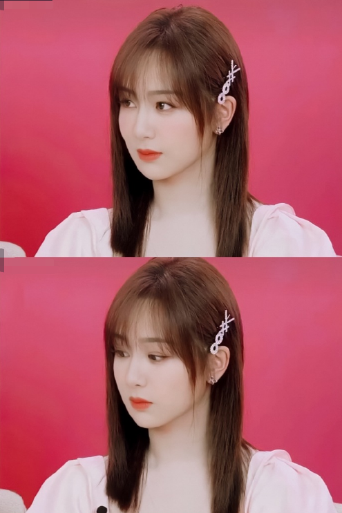 杨紫为拍杂志接假发长发齐刘海变非主流却意外美出新高度