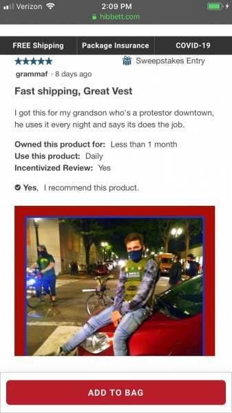 美国俄勒冈州|波特兰示威者向法院扔炸弹面临最多20年监禁，因奶奶送的背心暴露身份