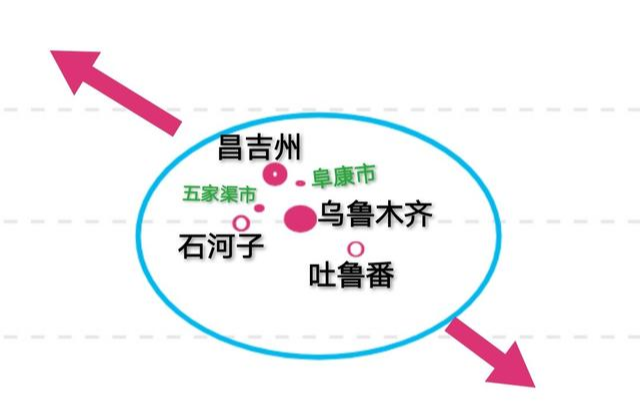 乌昌石城市群我国西北未来的中心之一