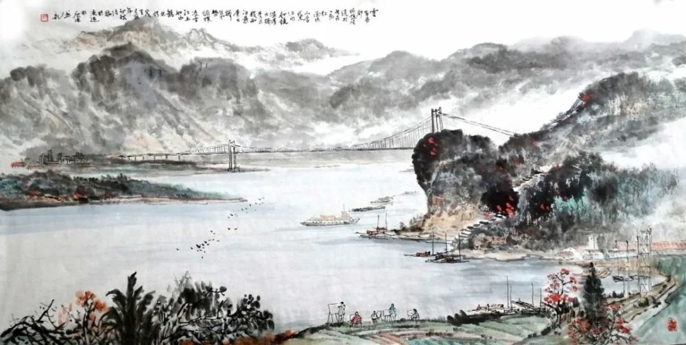 康强|云浮退役军人画家康强：军画半生 退伍从艺