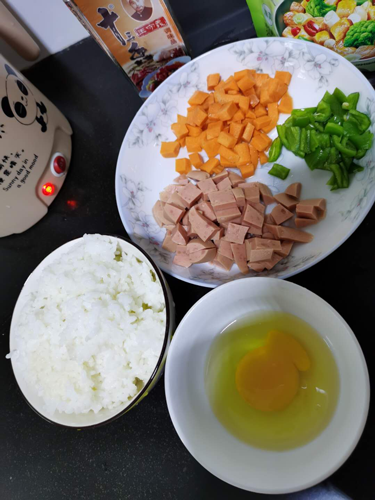 蛋炒饭|看完国外的蛋炒饭教学，我家狗子连夜给我做了四菜一汤