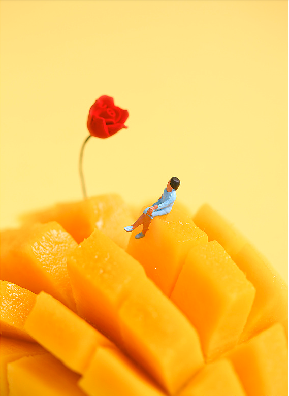 创意微观摄影一起进入芒果的造梦世界