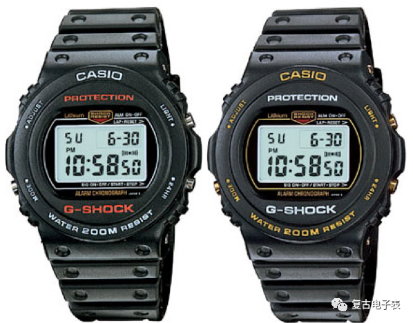 Casio G Shock 56系列前身之 圆盘外皮下的方块dw 5400 腾讯新闻