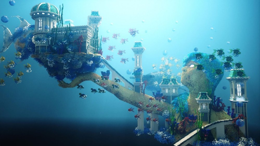 宇宙|我的世界：5个最壮观的建筑物，没有200智商都建不出来