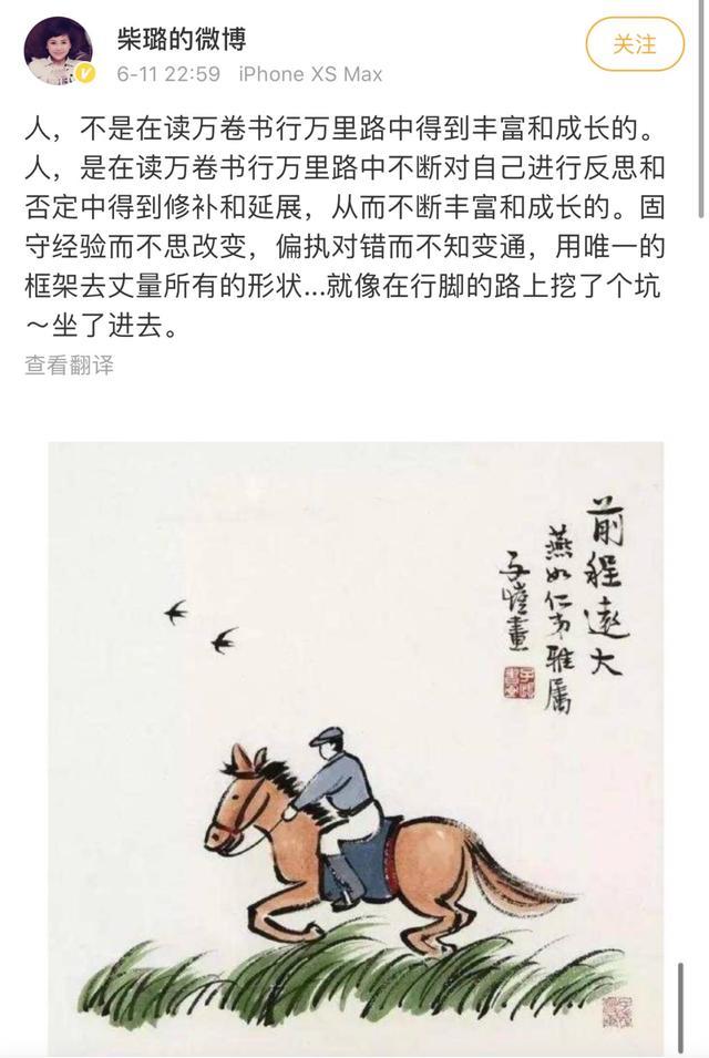 独身一人|央视“台花”柴璐，43岁仍独身一人，单身生活惹网友羡慕