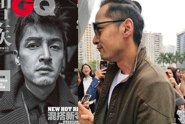 黄晓明|6位中年男明星素颜照：黄晓明被嘲像大衣哥，陈冠希满脸黑斑