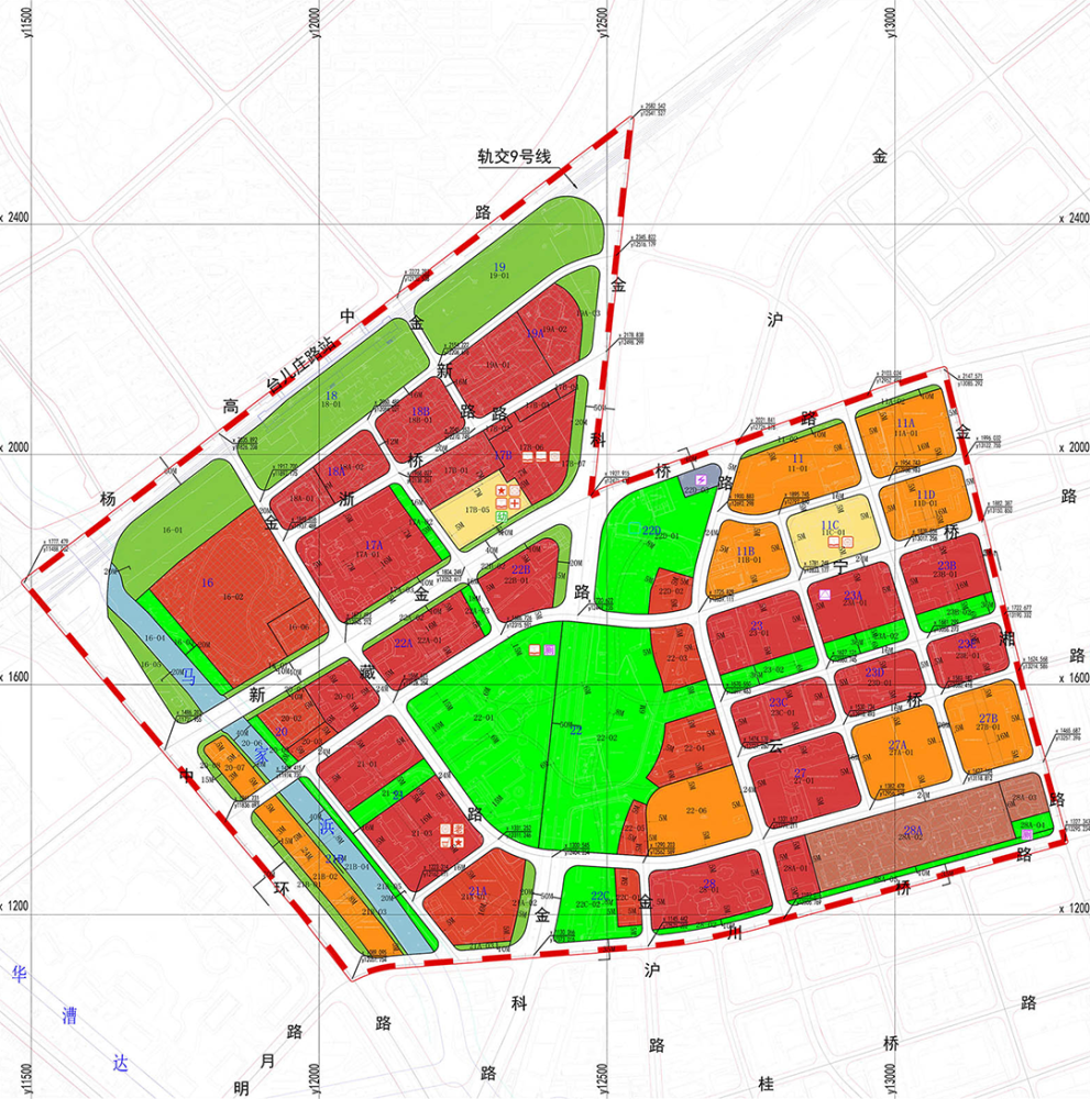 建设金桥中央公园,布局科技商务 研发功能