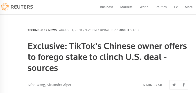 微软凭什么收购TikTok？ 