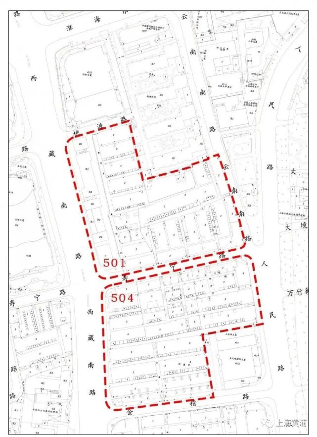 乔家路北块(一期):东至大夫坊,南至西唐家弄,东梅家街,西至望云路,北