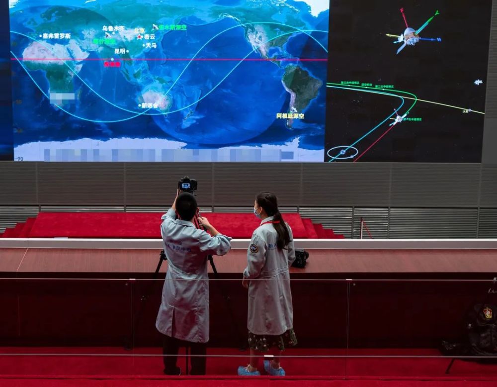 北京航天飞行控制中心|我国首次火星探测任务“天问一号”探测器完成第一次轨道中途修正