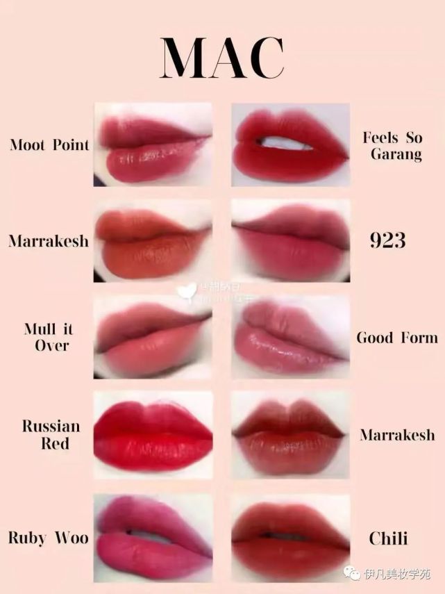 买口红纠结色系2020年大牌口红销冠色号集合