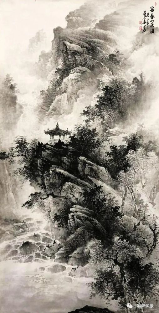 富春山|这水墨，炉火纯青！