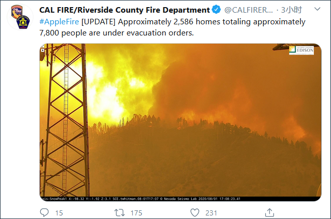 加利福尼亚州|加州雪上加霜：全美确诊最多，山火又来了