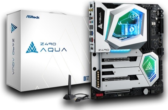 全球限量 999 张,华擎 z490 aqua 水冷主板登场:pcie 4.